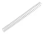 Q-connect Espiral Plástico Transparente para Encuadernación, 32 5:1, 16mm, Caja de 100 Unidades