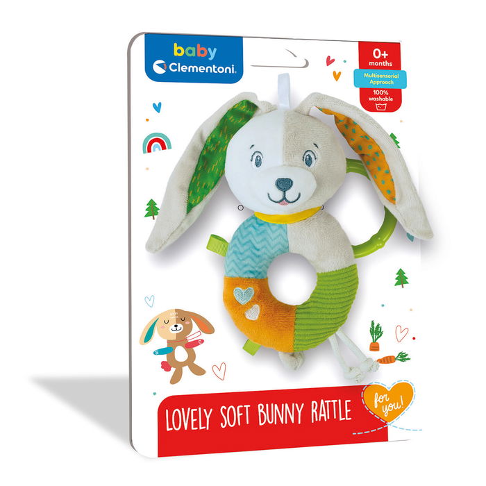 Clementoni 17787 Sonajero Dulce Conejito +0 meses