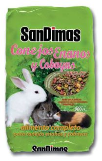 Sandimas Alimento para Conejos Enanos y Cobaya 900g Sandimas Alimento para Conejos Enanos y Cobaya 900g