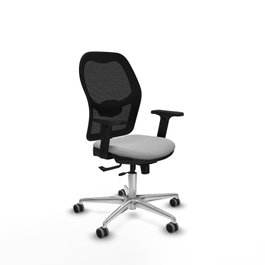 PIQUERAS Y CRESPO Silla de oficina Jorquera Gris claro y Negro