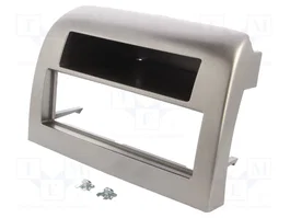 PER.PIC. Bastidor de montaje de radio 1 DIN para Lancia Ypsilon, plata