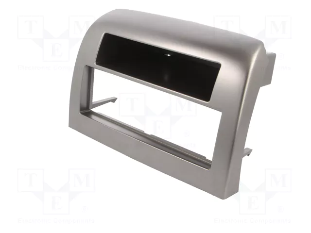 PER.PIC. Bastidor de montaje de radio 1 DIN para Lancia Ypsilon, plata