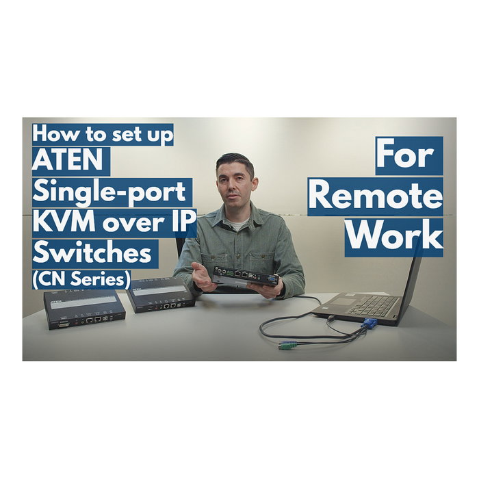 Aten CN9950 Switch KVM DisplayPort 4K de un solo puerto con acceso por IP Aten CN9950 Switch KVM DisplayPort 4K de un solo puerto con acceso por IP