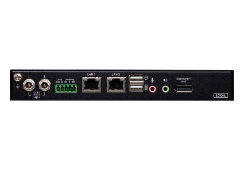 Aten Switch KVM por IP CN9950 DisplayPort 4K, 1 Puerto para Acceso Remoto y Compartido de Recursos, Conectores USB, Audio y Ethernet, 4096x2160 @30Hz
