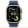 Apple Watch Ultra 3 Titanio con Celular 49mm Trail Loop Color Natur Azul/Azul Claro S/M