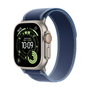 Apple Watch Ultra 3 49 mm - Titanio Natural - Correa Trail Loop Azul S/M - GPS + Cellular
