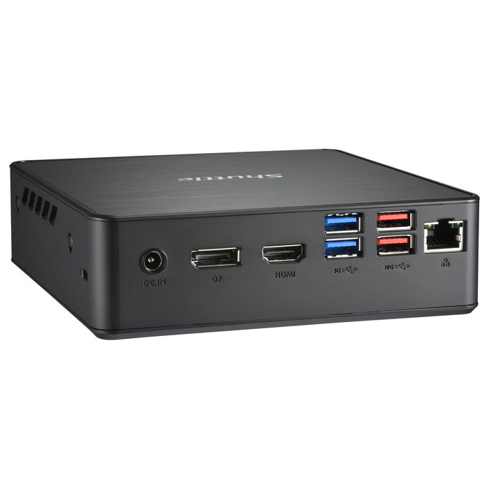 Shuttle NC40U5 Mini PC Barebone Negro (Intel Core i5-1235U) 24/7, Dual Video, Ultra HD, DDR4, UHD Graphics, NVMe, USB 3.2 Gen 2