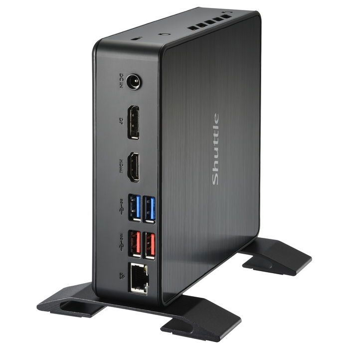 Shuttle NC40U5 Mini PC Barebone Negro (Intel Core i5-1235U) 24/7, Dual Video, Ultra HD, DDR4, UHD Graphics, NVMe, USB 3.2 Gen 2