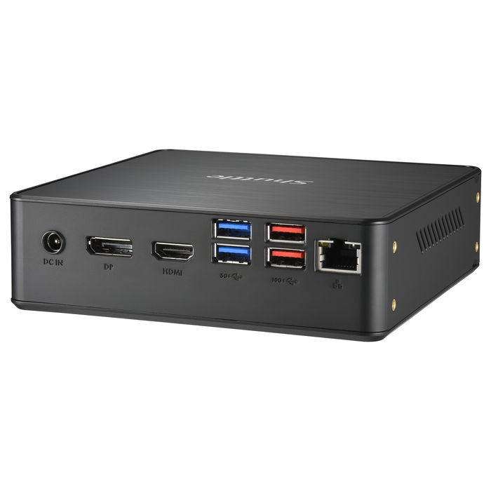 Shuttle NC40U5 Mini PC Barebone Negro (Intel Core i5-1235U) 24/7, Dual Video, Ultra HD, DDR4, UHD Graphics, NVMe, USB 3.2 Gen 2