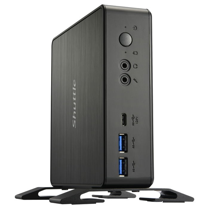 Shuttle NC40U5 Mini PC Barebone Negro (Intel Core i5-1235U) 24/7, Dual Video, Ultra HD, DDR4, UHD Graphics, NVMe, USB 3.2 Gen 2