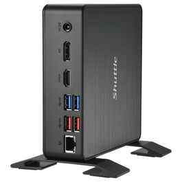 Shuttle NC40U5 Mini PC Barebone Negro (Intel Core i5-1235U) 24/7, Dual Video, Ultra HD, DDR4, UHD Graphics, NVMe, USB 3.2 Gen 2