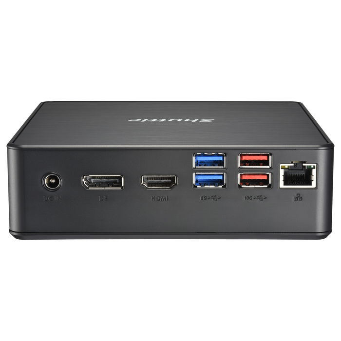 Shuttle NC40U5 Mini PC Barebone Negro (Intel Core i5-1235U) 24/7, Dual Video, Ultra HD, DDR4, UHD Graphics, NVMe, USB 3.2 Gen 2