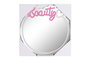 DKD Home Decor Espejo LED Beauty Multicolor 40x40 cm