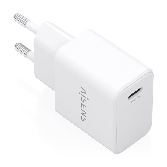 Aisens Cargador GaN USB-C 20W Blanco Aisens Cargador GaN USB-C 20W Blanco