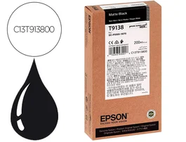 Epson T9138 Cartucho de Tinta Negro Mate 200ml