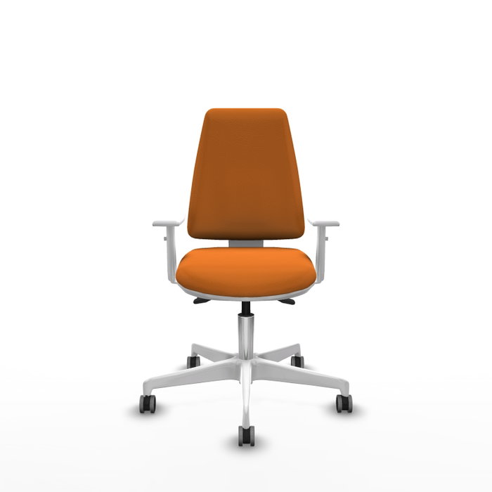 PIQUERAS Y CRESPO Silla de oficina Elche Naranja con mecanismo Asincro
