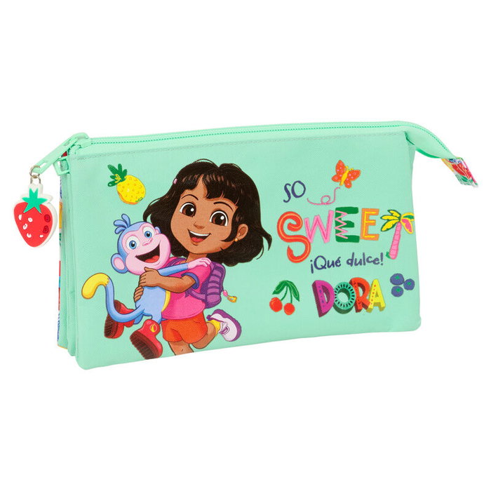 Safta Portatodo Escolar Triple Dora la Exploradora