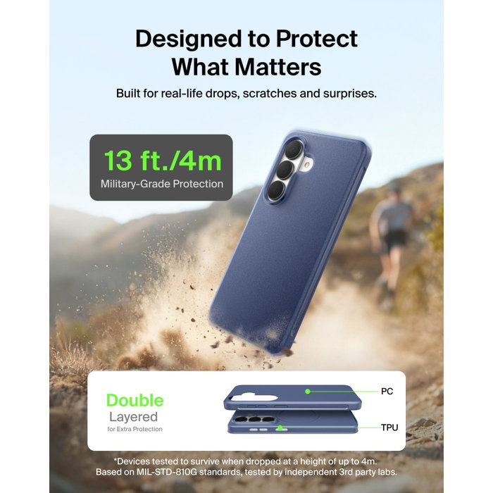 Belkin SheerForce Protect S26 Cover Azul oscuro MSB015hqNY