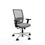 PIQUERAS Y CRESPO Silla de oficina Haches con mecanismo Sincro/Traslack Gris