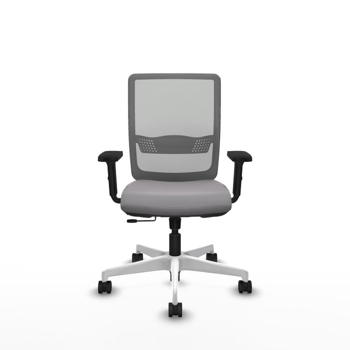 PIQUERAS Y CRESPO Silla de oficina Haches con mecanismo Sincro/Traslack Gris