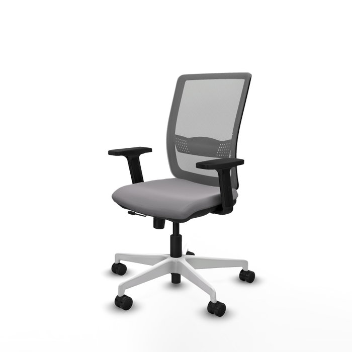 PIQUERAS Y CRESPO Silla de oficina Haches con mecanismo Sincro/Traslack Gris