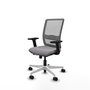 PIQUERAS Y CRESPO Silla de oficina Haches con mecanismo Sincro/Traslack Gris