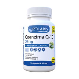 Polaris Coenzima Q10 30mg 30 Cápsulas Complemento Alimenticio Antioxidante