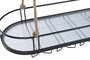 DKD Home Decor Botellero Loft Negro Metal, 119 x 29 x 15 cm (Ancho x Largo x Alto)