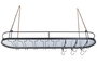 DKD Home Decor Botellero Loft Negro Metal, 119 x 29 x 15 cm (Ancho x Largo x Alto)