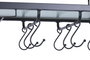 DKD Home Decor Botellero Loft Negro Metal, 119 x 29 x 15 cm (Ancho x Largo x Alto)