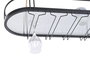 DKD Home Decor Botellero Loft Negro Metal, 119 x 29 x 15 cm (Ancho x Largo x Alto)