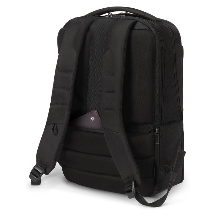 Dicota Mochila SEVEN 14-16" Negro, 16 Pulgadas, 24 Litros, Reciclada, con Compartimento para Tableta y Múltiples Bolsillos - DICOTA GmbH
