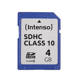 Intenso SDHC-Card 4GB, Class 104GB SDHC, 4 GB, SDHC, Class