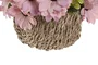 DKD Home Decor Cesta de Crisantemos en Poliéster y Fibra