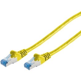 S-Impuls Patchkabel CAT6a RJ45 S/FTP PiMF 3m Amarillo