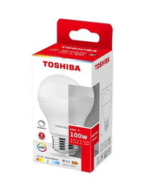 TOSHIBA A60 Bombilla LED A60 E27 14W 6500K Dimmable - Luz Fría y Ajustable para el Hogar