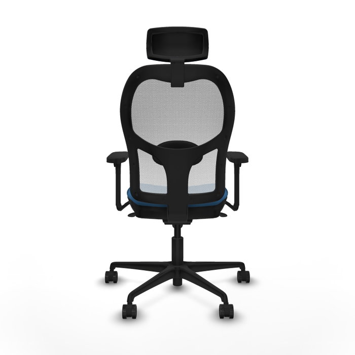 PIQUERAS Y CRESPO Silla de oficina Jorquera con mecanismo Sincro, Azul claro y Blanco PIQUERAS Y CRESPO Silla de oficina Jorquera con mecanismo Sincro, Azul claro y Blanco