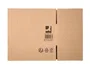 Q-connect Caja Embalar Americana Ultrarresistente Cartón Reciclado Canal Doble 7mm 700x440x330 mm