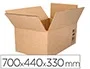 Q-connect Caja Embalar Americana Ultrarresistente Cartón Reciclado Canal Doble 7mm 700x440x330 mm