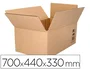 Q-connect Caja Embalar Americana Ultrarresistente Cartón Reciclado Canal Doble 7mm 700x440x330 mm