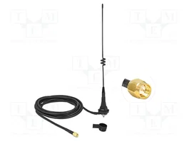 DeLOCK Antena LPWAN 868 MHz Omnidireccional con Conector SMA y Cable de 2,5 m