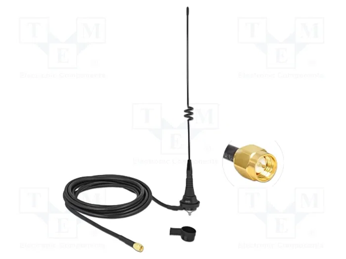 DeLOCK Antena LPWAN 868 MHz Omnidireccional con Conector SMA y Cable de 2,5 m DeLOCK Antena LPWAN 868 MHz Omnidireccional con Conector SMA y Cable de 2,5 m