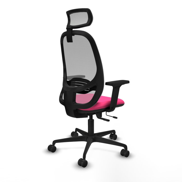 PIQUERAS Y CRESPO Silla de oficina Cilanco Rosa y Gris PIQUERAS Y CRESPO Silla de oficina Cilanco Rosa y Gris