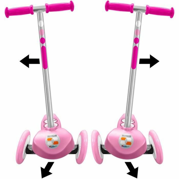 Stamp Patinete de 3 ruedas con dirección Skids Control - Rosa
