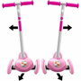 Stamp Patinete de 3 ruedas con dirección Skids Control - Rosa
