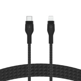 Belkin CAA011BT2MBK Cable USB-C a USB-C y Lightning de 2 Metros - Negro