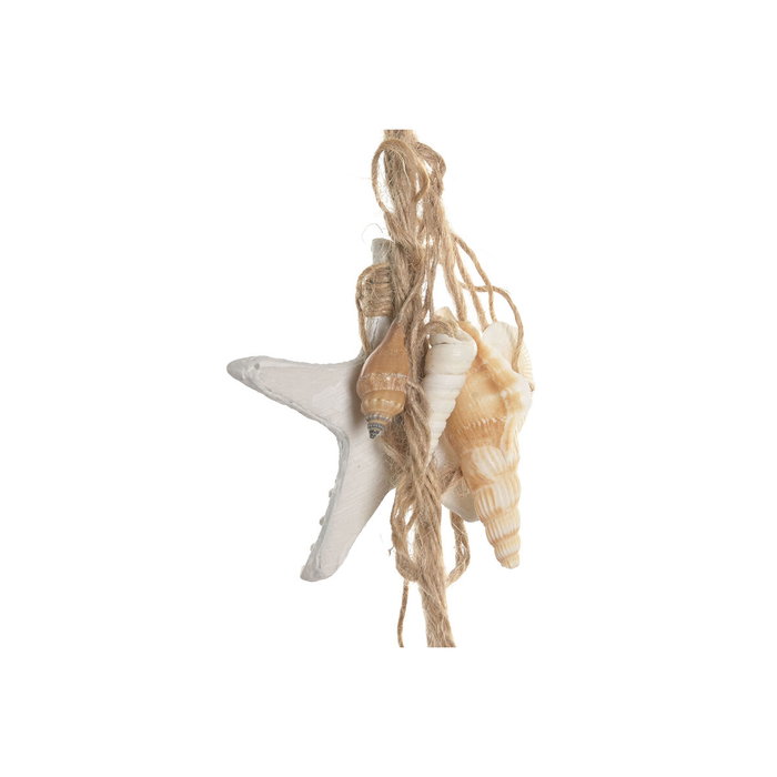 DKD Home Decor Decoración Colgante MDF y Cuerda, Pack de 2 Unidades DKD Home Decor Decoración Colgante MDF y Cuerda, Pack de 2 Unidades