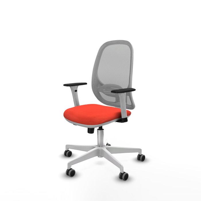 PIQUERAS Y CRESPO Silla de oficina Cilanco Naranja oscuro/Gris