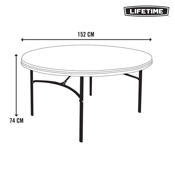 Color Baby Mesa Redonda Lifetime D152 cm