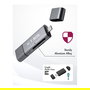 ICY BOX IB-CR200-C Lector de Tarjetas Multi-USB SD/MicroSD, Compatible con Tarjetas SD y MicroSD, Conexión USB 2.0